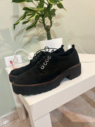 Botines negros plataforma mujer talla 38