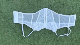 Corset Blanco con Encaje