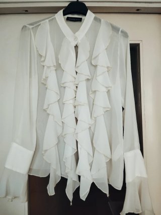 Camicia Vanessa Scott con balze