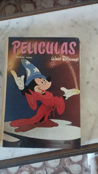Libro fantasía de Mickey mouse tapa dura