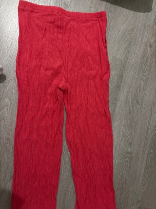 Pantalones Rojos de Tela
