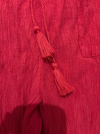 Pantalones Rojos de Tela