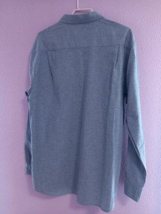 Camisa azul hombre XL