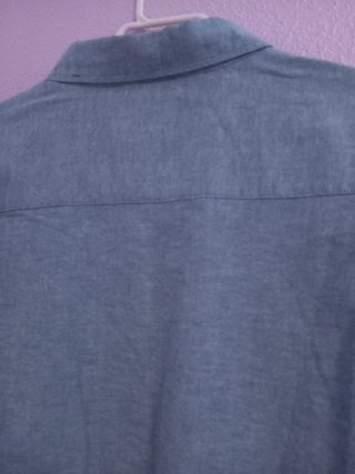 Camisa azul hombre XL