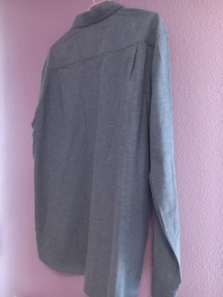 Camisa azul hombre XL