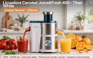 Licuadora Cecotec Juice&Fresh 400 Titan