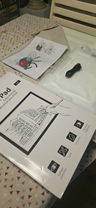 Tableta de Dibujo LED A4