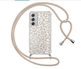 Custodia con cordino Samsung Galaxy S23 5G Leopardo