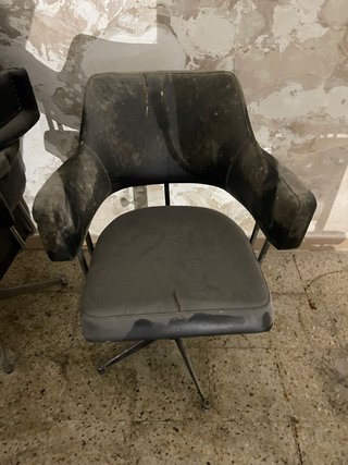 Sillones de peluquería negros