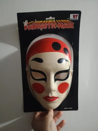 Máscara de Carnaval Vintage Años 80 ( Unidad )
