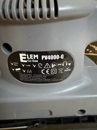 Levigatrice per finiture elem eco-line PV4000-G