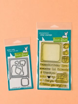 Set Sellos y Troqueles Lawn Fawn Awesome