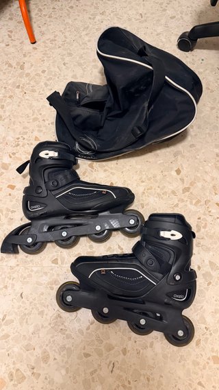 Patines en línea Oxelo talla 44 y bolsa