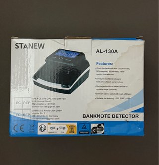 Detector de Billetes STANEW AL-130A