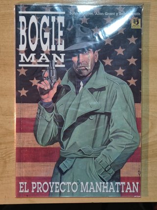 Cómic Bogie Man: el proyecto Manhattan. Ed. Zinco