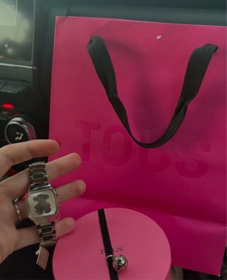 Reloj Tous Plateado con Luz