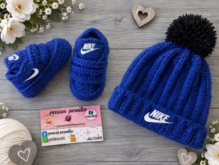 Conjunto crochet bebé Nike