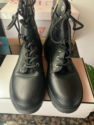 Botines Guess Negros Mujer