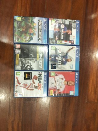Lote de 6 Juegos para PS4