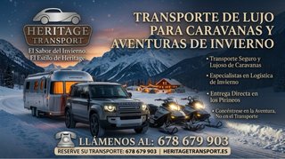 Servicio de transporte caravanas y motos de nieve