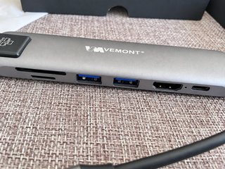 Hub USB-C VEMONT 7 in 1 HDMI 4K Ethernet - Nuovo