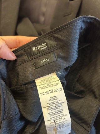 Traje de chaqueta para hombre negro
