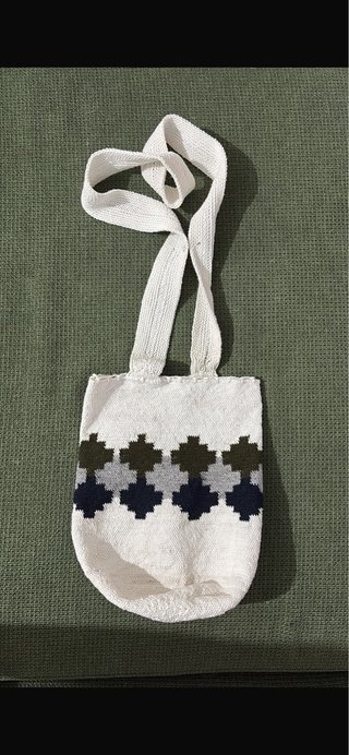 Mochila Wayuu Lana Virgen Étnica Colombiana