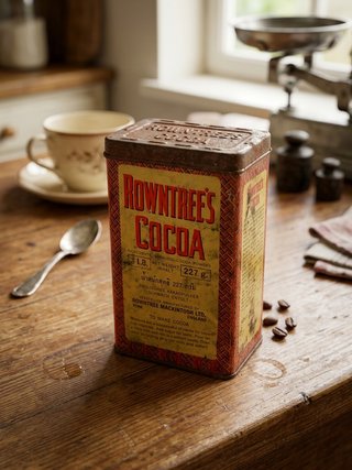 Scatola Latta Vintage Cacao Rowntree's Originale