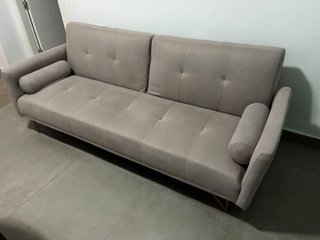 Sofá Cama 2 Plazas Gris