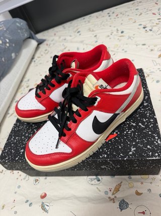 Zapatillas Nike Dunk Low Rojas y Blancas