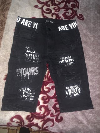 Pantalones cortos vaqueros ELYNG JEANS negros