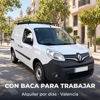 Alquiler furgoneta con baca para escaleras