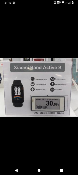 Xiaomi Band Active 9 Smartwatch