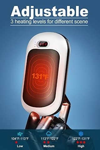 Calentador manos 7800mAh + Power Bank