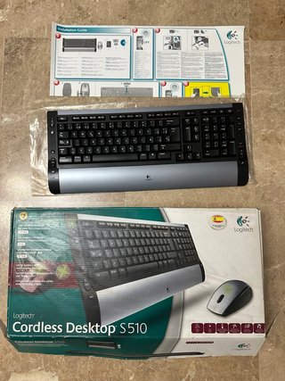 Logitech Cordless Desktop S510 Teclado