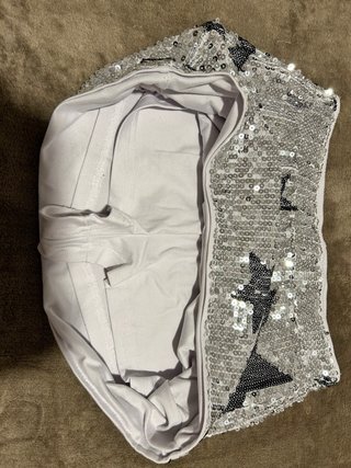 Falda pantalón Shein lentejuelas estrellas