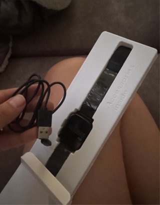 Reloj inteligente negro