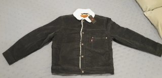 Chaqueta Levi's Negra Borreguito Nueva