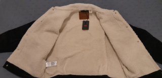 Chaqueta Levi's Negra Borreguito Nueva