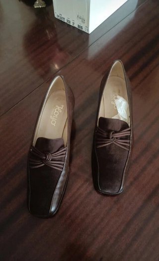 Zapatos Hoyo Talla 39 Marrón/Beige