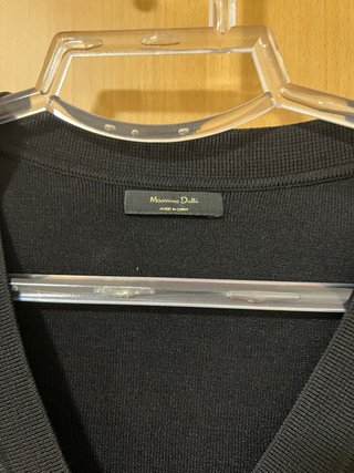 Chaleco Negro Massimo Dutti