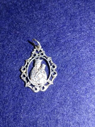 Colgante de Plata Virgen del Carmen