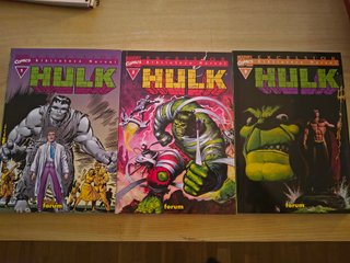 Lote Cómics Biblioteca Marvel Hulk 1, 2 y 3 -Forum