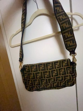 Borsa Fendi Marrone e Oro