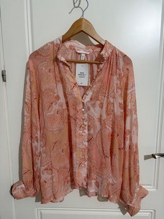 Camisa Estampada H&M Talla M