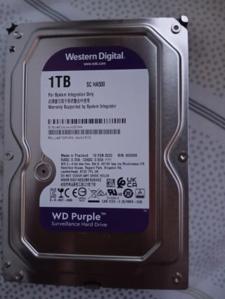 Disco Duro 1TB Western Digital Purple
