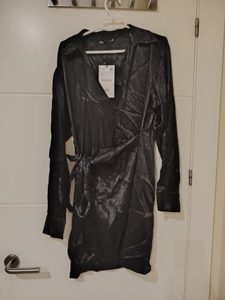 Vestido negro Zara Talla M