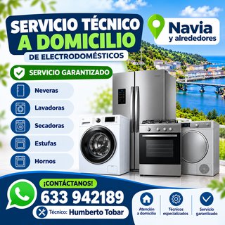Mantenimiento de Lavadoras y Neveras ☎️ 633 942189