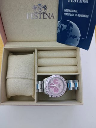 Reloj Festina con Esfera Rosa
