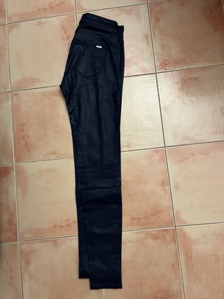 2 Pantalones Belle Negro y Azul Oscuro